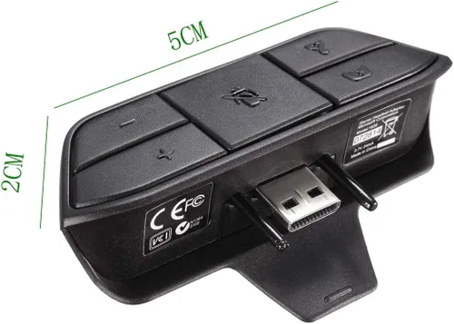 Vista 2 de Adaptador de auriculares estéreo para Xbox OneJuego Audio Mic Auriculares Converter - Negro