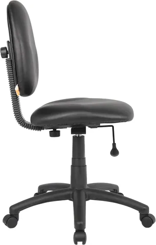 Vista 6 de Boss Office Products Silla de trabajo Dimond sin brazos en negro