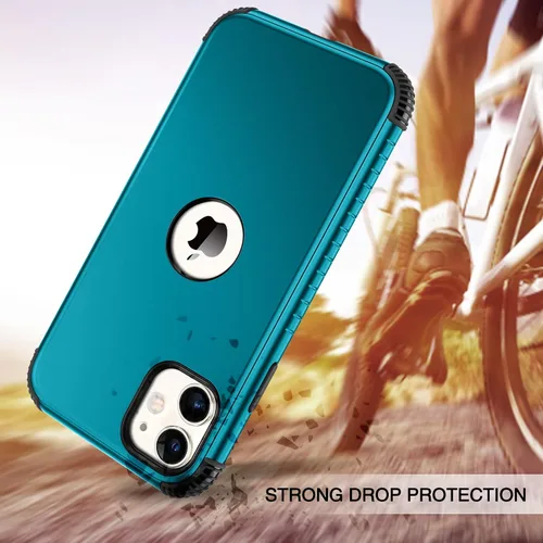 Vista 3 de BENTOBEN Funda para iPhone 11, funda para teléfono iPhone 11, resistente 2 en 1, protección completa rugosa a prueba de golpes, híbrida parachoques