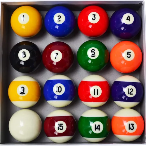 Vista 9 de Collapsar Pelotas de billar de lujo de 2-1/4 pulgadas estilo mármol remolino bola de billar juego completo de 16 bolas (varios estilos disponibles)