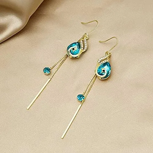 Vista 7 de Aretes para mujer, hechos a mano de plata de ley 925, con espiral, para mujer
