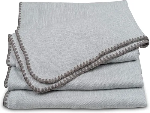 Vista 3 de Qisu Manta de lana de alpaca Grande, hermosa, cálida, a rayas, 85 x 65 pulgadas, ultrasuave, hipoalergénica y transpirable, tela que no pica ni