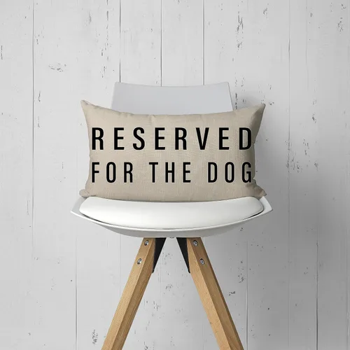Vista 2 de Reservado para la funda de almohada del perro, regalos para amantes de los perros, decoración del perro, divertida funda de almohada para perro