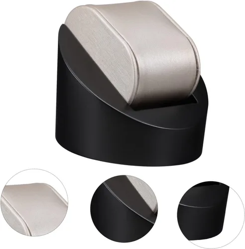 Vista 6 de NOLITOY Soporte de reloj para hombre, 3 uds. Soporte de reloj inteligente para hombre, estante de exhibición de reloj, reloj de teléfono, brazaletes
