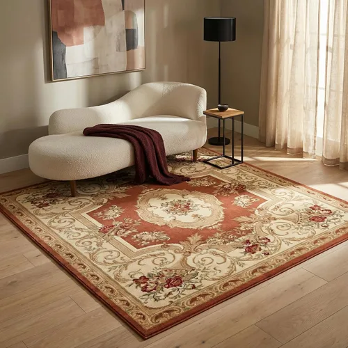 Vista 32 de Unique Loom Versailles Collection - Alfombra tradicional clásica con motivo floral, colección Versailles