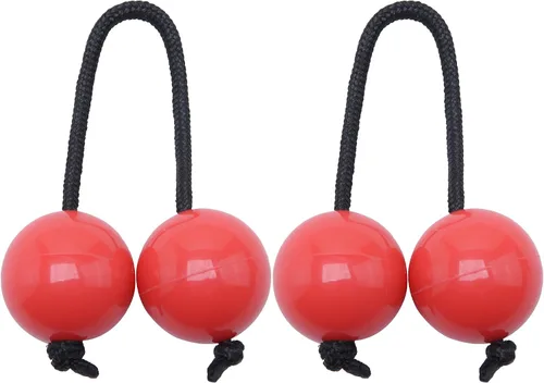 Vista 9 de MGTECH Paquete de 2 bolas agitadoras Asalato Kashaka, instrumento de ritmo tradicional africano Aslatua, verde