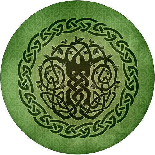Vista 5 de Pagan de árbol de ruidos celta – PopSockets agarre y soporte para teléfonos y tabletas, Negro