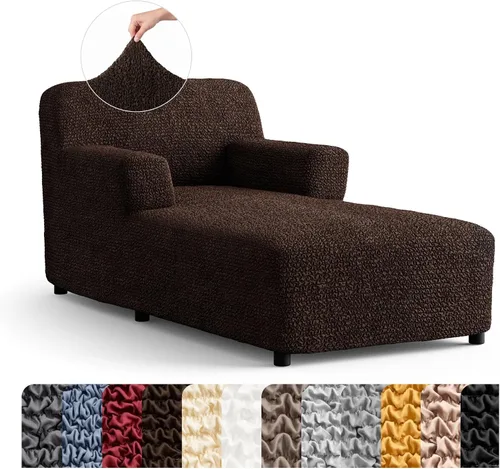 Vista 30 de PAULATO BY GA.I.CO. Funda para Silla de Tumbona Sin Brazos - Funda Deslizante para Silla de Tumbona - Funda para Sofá de Salón - Fundas Deslizantes
