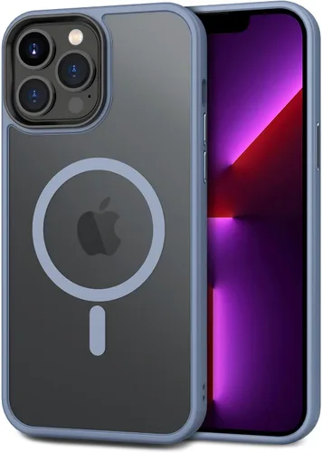 Vista 74 de CACOE Funda magnética para iPhone 12 y iPhone 12 Pro de 6.1 pulgadas - Compatible con MagSafe y soporte magnético para teléfono en el automóvil,