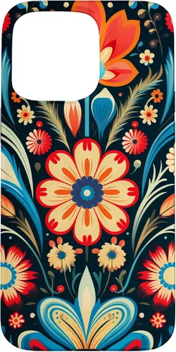 Vista 31 de Polish Folk Art Flower Pattern Poland Case for iPhone 17