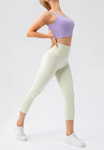 Vista 3 de Ukaste Leggings de yoga para mujer Studio Essential de 19 pulgadas, 23 pulgadas, 25 pulgadas, 28 pulgadas, pantalones de entrenamiento suaves