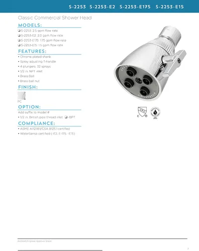 Vista 8 de Speakman S-2253-E15