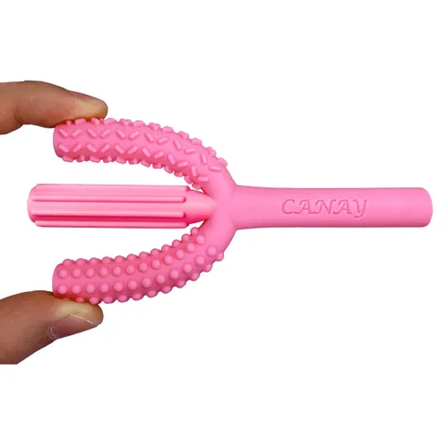 Vista 4 de X Hollow - Tubos mordedores con 3 texturas, juguetes de dentición para bebés de 0 a 6 meses, 6 a 12 meses, sin BPA, seguro para congelador