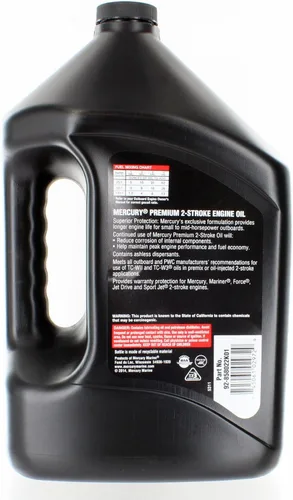 Vista 3 de Mercury /Quicksilver Parts 858022K01 ACEITE TCW3 PREM. GAL