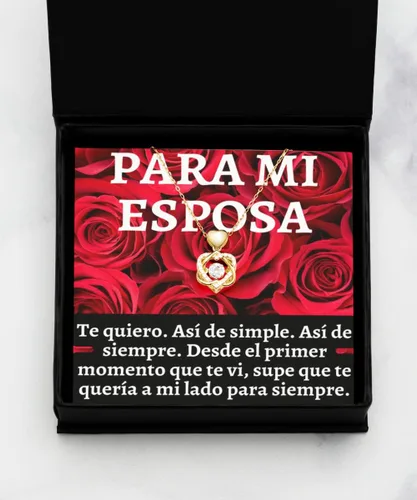 Vista 3 de Regalo para mi esposa, collar para mujer, pendiente para la jefa de la casa