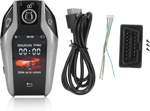 Vista 10 de Llave inteligente de pantalla LCD, universal Tk800 y llave inteligente LCD entrada remota sin llave para todos los botones de arranque y parada