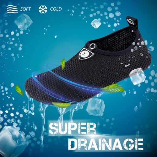 Vista 2 de SIMARI Water Shoes Womens Mens Barefoot Unisex Aqua Socks Slip-on for Indoor Outdoor Snorkeling SWS002