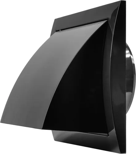 Vista 21 de Repa Market Cubierta de ventilación para secadora de 4 pulgadas/tubo de antracita para paredes o techo/cubierta de protección de plástico ABS