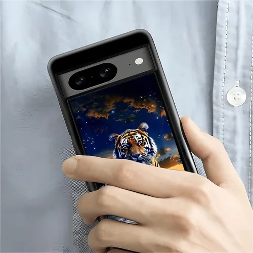 Vista 1536 de Compatible con Google Pixel 4A 5G Mobile Case Creative Acrylic Panel trasero Silicona Protección Grip especialmente diseñado para Google Pixel 4A 5G