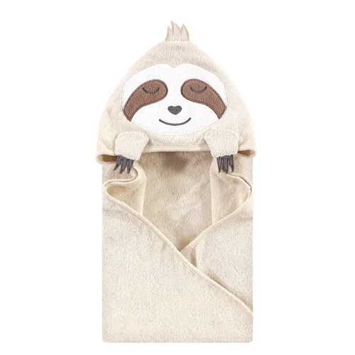 Vista 129 de Hudson Baby Toalla con capucha unisex de algodón con cara de animal para bebé, cocodrilo, talla única