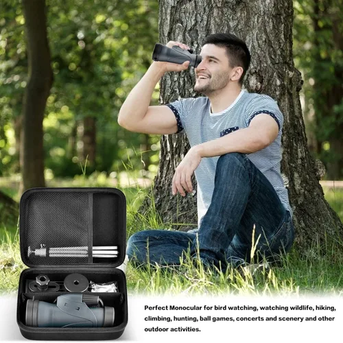 Vista 6 de Funda para telescopio monocular compatible con Gosky de 12 x 55 / para Eullsi/para PhysioPhyx 80 x 100 / para Pankoo 12 x 50 / para Titan 12x55