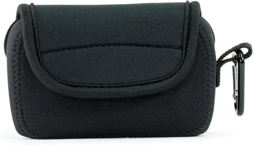 Vista 7 de Megagear Canon Powershot Sx730 Hs, Sx720 Hs, Sx710 Hs, G16, G15 Funda de neopreno ultra ligera para cámara, con mosquetón, color negro - MG1245