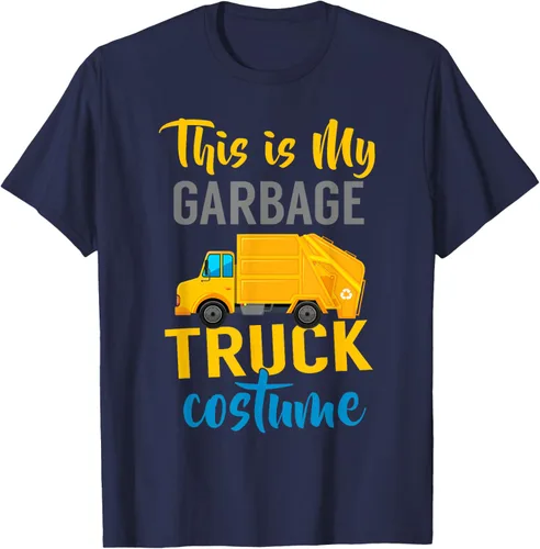 Vista 9 de Pijamas de camión de basura para niños Pjs niños ropa de dormir camisa