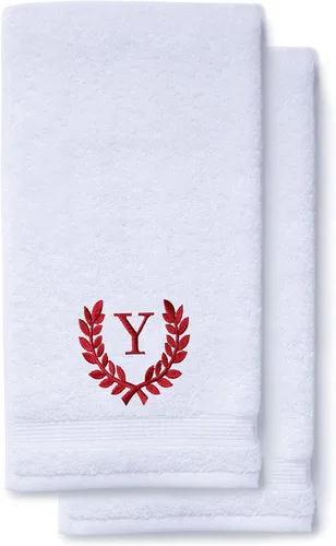 Vista 147 de Toallas de mano decorativas y con monograma para baño, cocina, maquillaje Regalo personalizado para boda-nupcial Toalla turca de lujo
