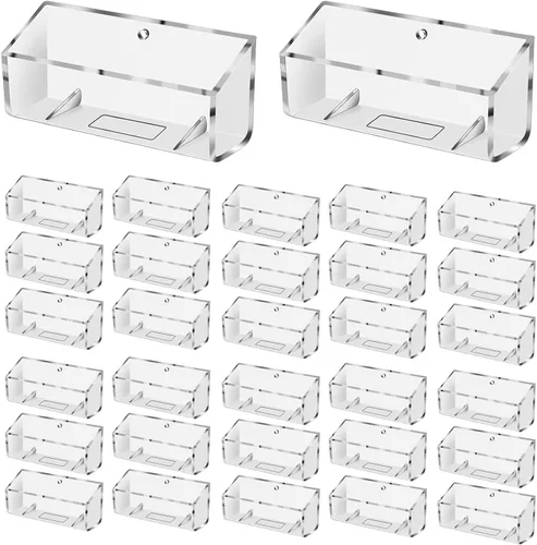Vista 9 de Eersida Tarjetero acrílico de 8 piezas para montaje en pared o colocar