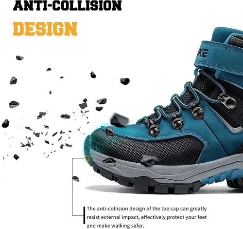 Vista 4 de Littleplum Boys Snow Boots Winter Waterproof Antiskid Boots Hiking Outdoor Shoes for Unisex Kids(Little KidBig Kid)
