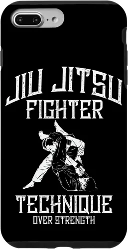Vista 12 de Martial Arts MMA Fighter Technique Over Strenght Jiu Jitsu Case for iPhone 16