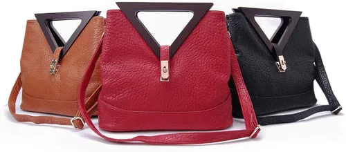 Vista 2 de ANN CREEK Bolso triangular con asa para mujer