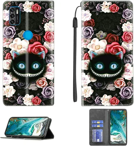 Vista 71 de jioeuinly ATT Motivate 2 - Funda compatible con ATT Motivate 2, funda con soporte abatible y cierre magnético DJS