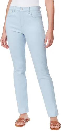 Vista 50 de Gloria Vanderbilt - Pantalones de mezclilla Amanda clásicos de tiro alto y pierna cónica petite para mujer Begonia Bloom
