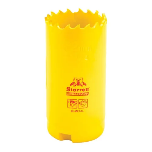 Vista 50 de Starrett LS - Corona perforadora HSS de corte profundo 1-7-8" (48mm) (DCH0178-G)