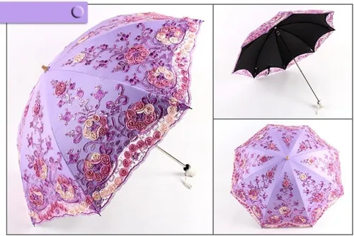 Vista 99 de Honeystore - Parasoles de encaje de flores para fiesta de boda, paraguas nupcial de encaje
