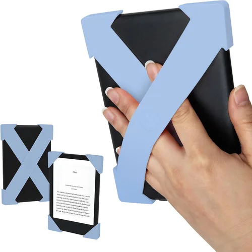 Vista 11 de Strapsicle Correa de Mano de Silicona – Kindle & Paperwhite (6”) Gen 7–10, Kobos de 6” – Mediana – Pack de 2 – Negro – Cómoda Alternativa a la Funda