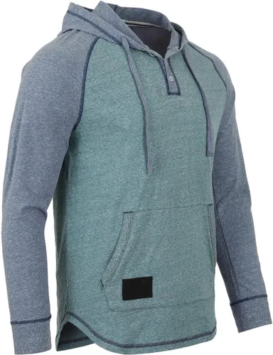 Vista 2 de ZIMEGO Sudadera con capucha de manga larga para hombre, sudadera ligera con capucha