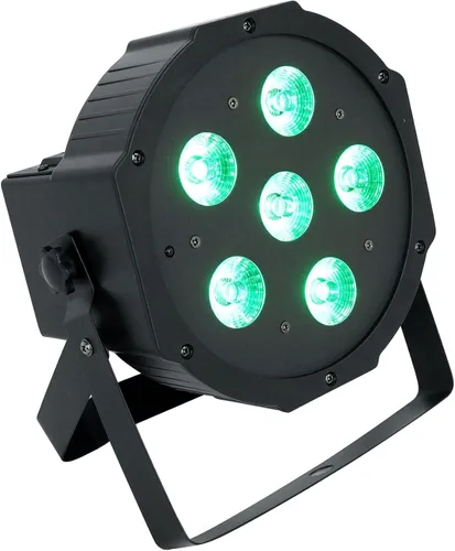 Vista 10 de Rockville Luz de lavado DMX recargable RGBWA+UV de batería PAR 61 de 36W, haz de 25 grados, baterías reemplazables, control remoto IR, activada por