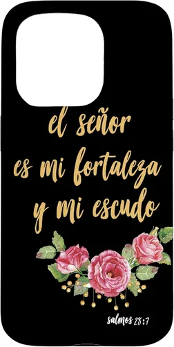 Vista 13 de Carcasa para iPhone 11 Salmos El Señor Es Mi Fortaleza Biblia Cristiana