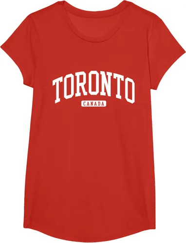 Vista 40 de Camiseta estilo universitario de Toronto Canada, Negro