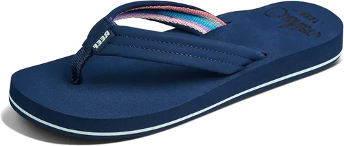 Vista 18 de Reef Brisa - Sandalia acolchonada para mujer. Negro/Negro