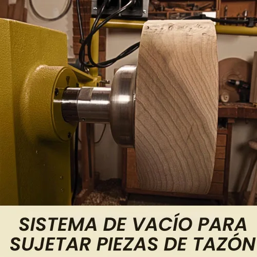Vista 8 de Powermatic Torno de carpintería EVS de 24" x 42", 3 HP, 230V 1Ph (Modelo 4224B)
