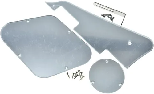 Vista 20 de KAISH Abalone Pearl LP - Placa trasera para guitarra con soporte de níquel de acero y tornillos de montaje para EE. UU