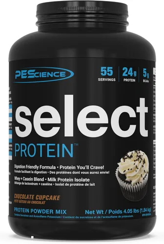 Vista 29 de PEScience Select Protein Powder, mezcla de suero y caseína, proteína limpia en polvo para mujeres y hombres, baja en calorías, baja