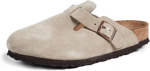 Vista 13 de Birkenstock Zuecos de gamuza Boston para mujer