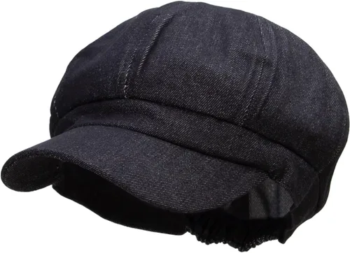 Vista 10 de e4Hats.com Gorra de periódico elástico de algodón