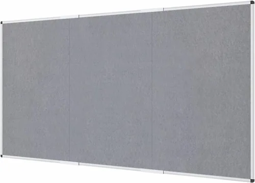 Vista 8 de VIZ-PRO Tablero de anuncios de fieltro azul, 36 X 24 pulgadas, marco de aluminio plateado