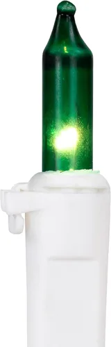 Vista 5 de Northlight Mini luces incandescentes de Navidad, multicolor, cable blanco de 4 pies, 20