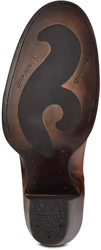 Vista 6 de Cuadra Botas vaqueras de moda para mujer color dorado cuero de vacuno hechas a mano tallas de 6 a 95 Marrón
